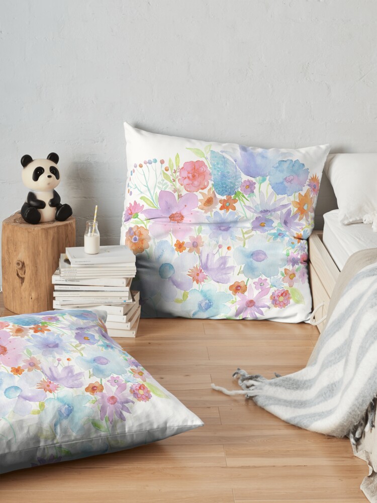 Alternate view of Spring in my heart Floor Pillow