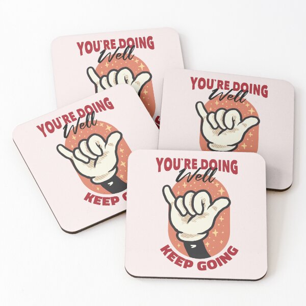 Item preview, Retro Typography You're Doing Well designed and sold by bolimj.