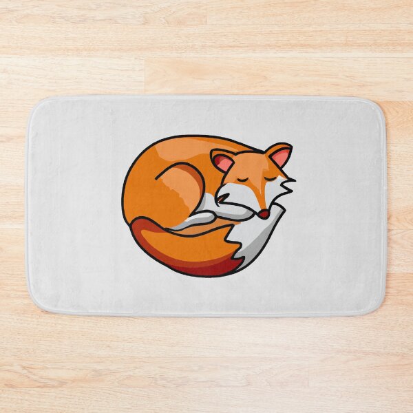 Item preview, Fox Corner curled up Sleeping designed and sold by GrizzlyMountain.