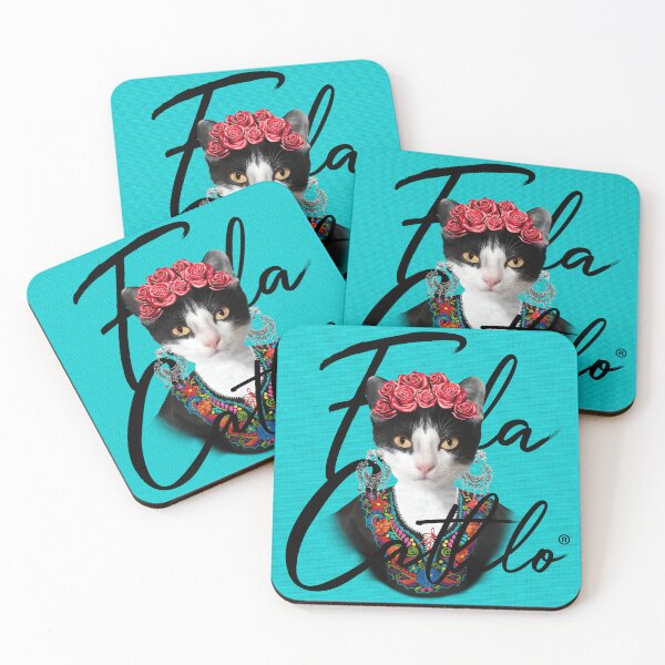 Item preview, Acqua TXB back Cat Frida Cathlo version of - Frida Kahlo designed and sold by Jaime Ortiz.