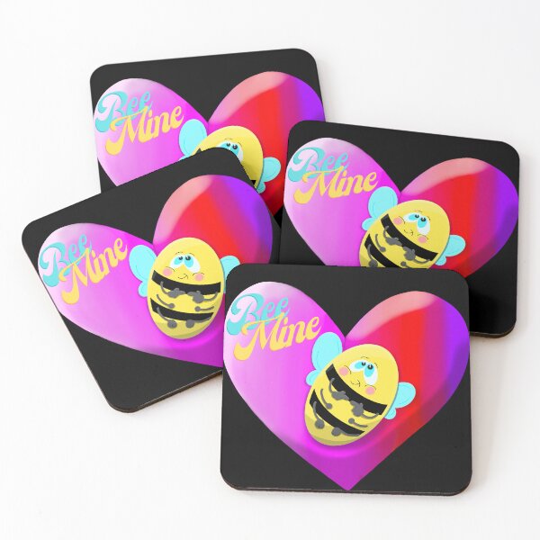 Item preview, Bee Mine, Valentine bee designed and sold by Fhfarms.
