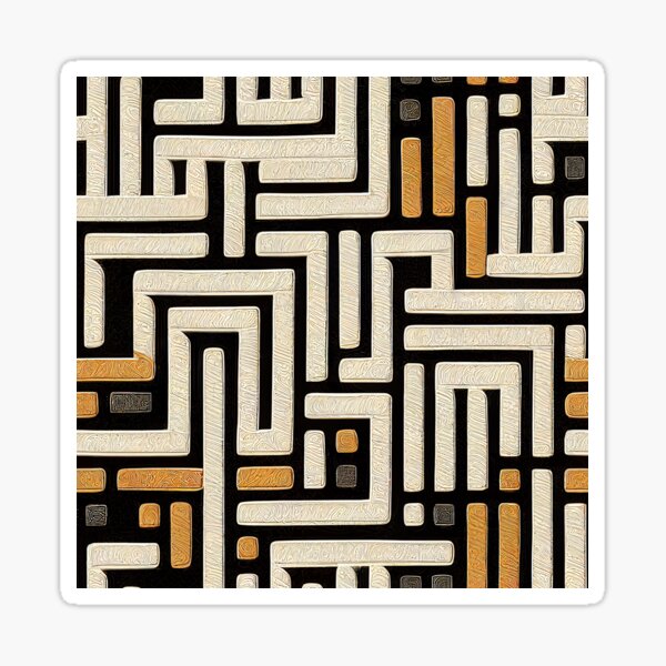 Item preview, Abstract kufi art designed and sold by They-Call-Me-T.