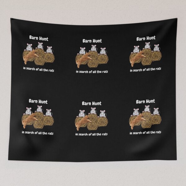 Item preview,  Funny Barn Hunt - in search of all the rats with a Pyrenean Shepherd Dog designed and sold by Just4doglovers.
