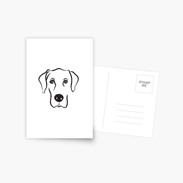 Rhodesian Ridgeback Pawtrait Postcard
