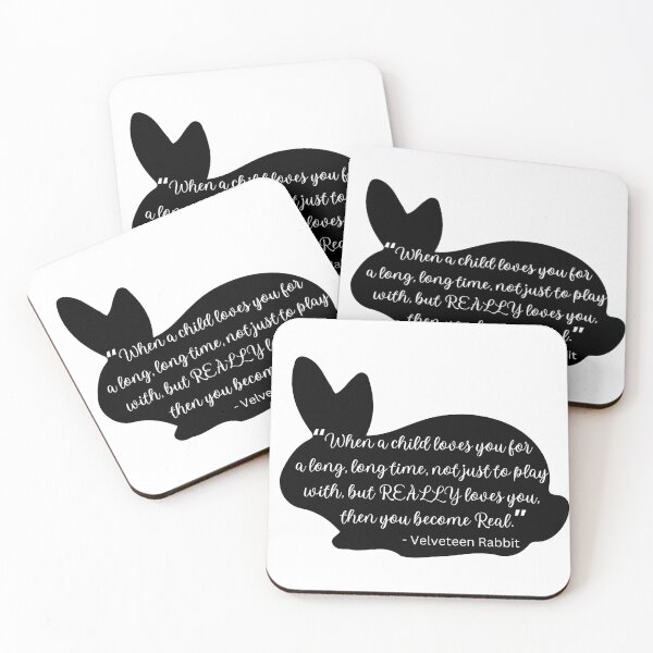Item preview, Velveteen Rabbit quote designed and sold by River Graphic Design.