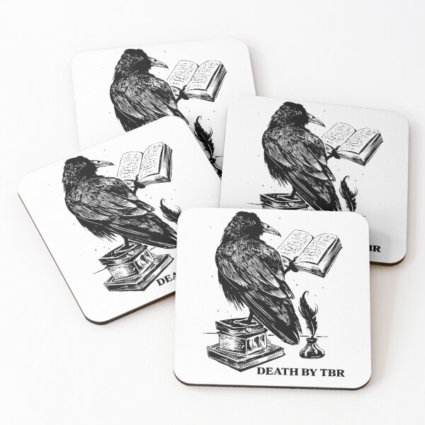 Item preview, Ex Libris Black Raven or Crow Dark Academia Artwork designed and sold by mysticblvd.