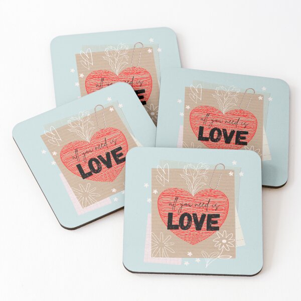 Item preview, ALL YOU NEED IS LOVE designed and sold by PinselArts.