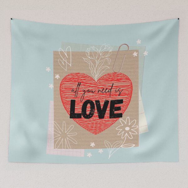 Item preview, ALL YOU NEED IS LOVE designed and sold by PinselArts.