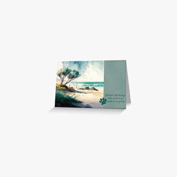 Item preview, Unseen Beach Trees Sympathy Path to Sea Paw designed and sold by InspiredPamjoy.