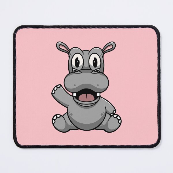 Item preview, Cute Hippo Smiling designed and sold by cubbone.
