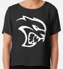 Hellcat Logo Chiffon Top