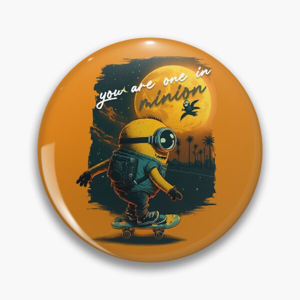 Item preview, You Are One In A Minion, One Eyed Minion, Skateboarding Minion designed and sold by Skateboard-Art.