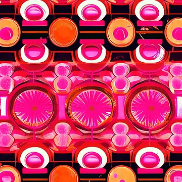 Artwork thumbnail, Red And Pink Riot by TiltedCode