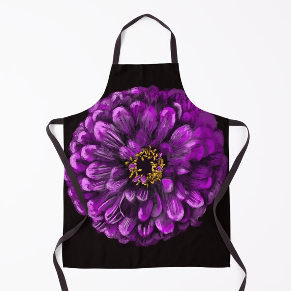 Item preview, Cool Purple Flower on black designed and sold by missdebi27.