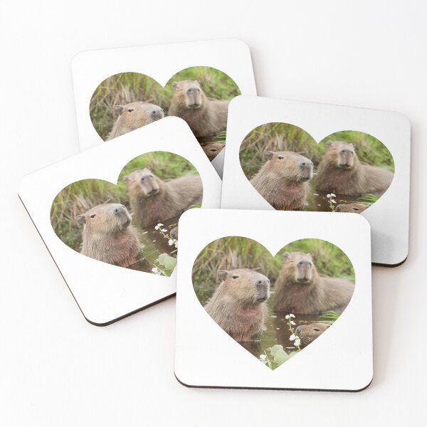 Item preview, capybara heart | I love capybara designed and sold by stickerskool.