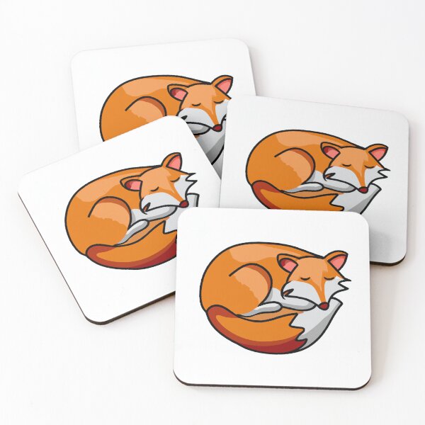 Item preview, Fox Corner curled up Sleeping designed and sold by GrizzlyMountain.