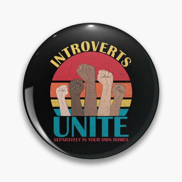 Item preview, Introverts Unite Separately In Your Own Homes - Vintage Quotes designed and sold by Crakeras.