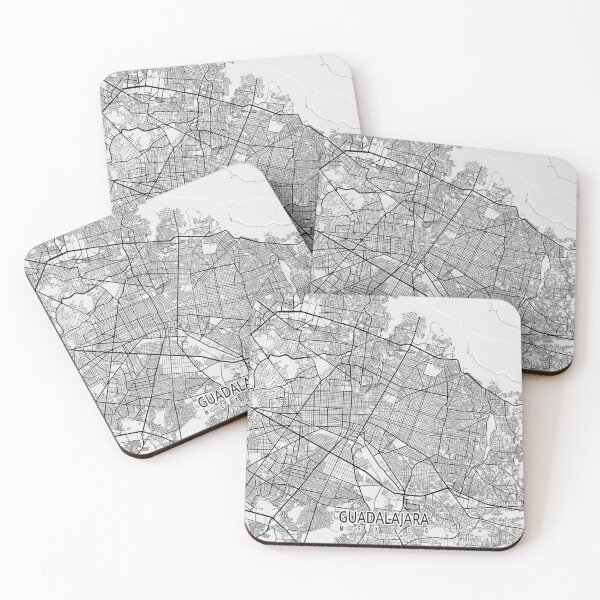 Item preview, Guadalajara City Map of Jalisco, Mexico - Light designed and sold by deMAP.
