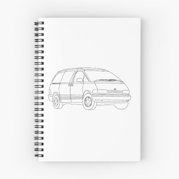 Item preview, Toyota Previa – Lineart designed and sold by annie-keller.