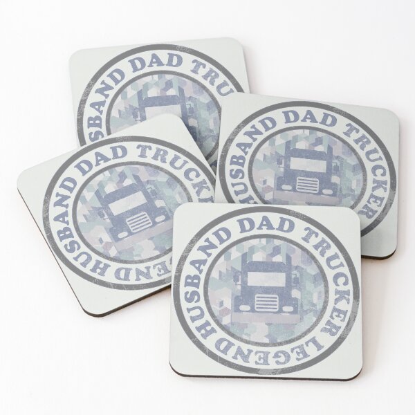 Artikelvorschau, Ehemann Papa Trucker Legend Logo entworfen und verkauft von AISHOPPE.