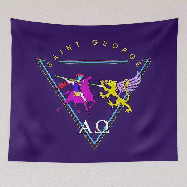 Item preview, Saint George and the Dragon designed and sold by Sanctum Icons.