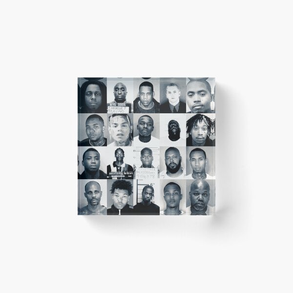 Item preview, Rappers Mugshots designed and sold by Imitation Crab.