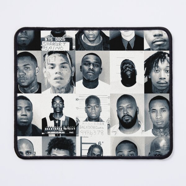 Item preview, Rappers Mugshots designed and sold by Imitation Crab.