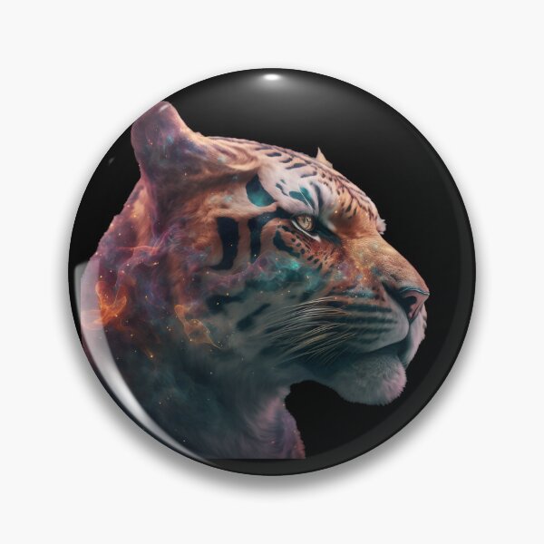 Item preview, Tiger in space with unique design designed and sold by Happy1-2.
