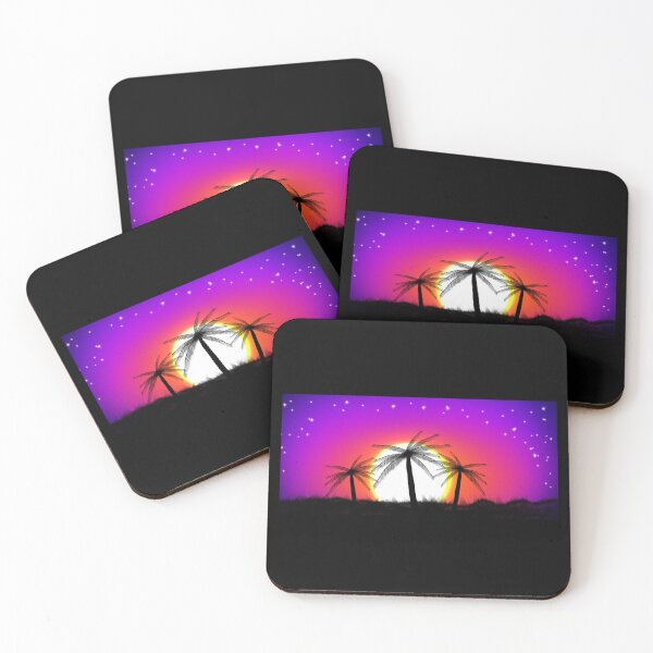 Item preview, Sunset palms designed and sold by AlchemistArtist.
