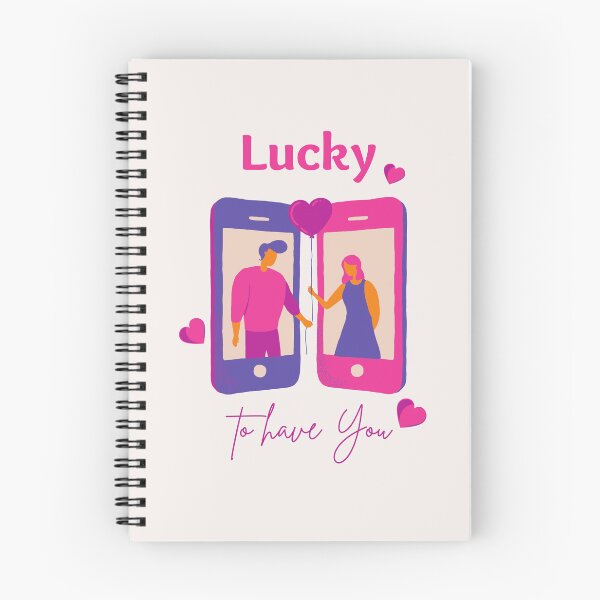 Item preview, LUCKY TO HAVE YOU designed and sold by PinselArts.