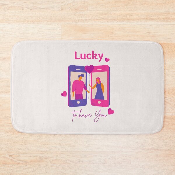 Item preview, LUCKY TO HAVE YOU designed and sold by PinselArts.