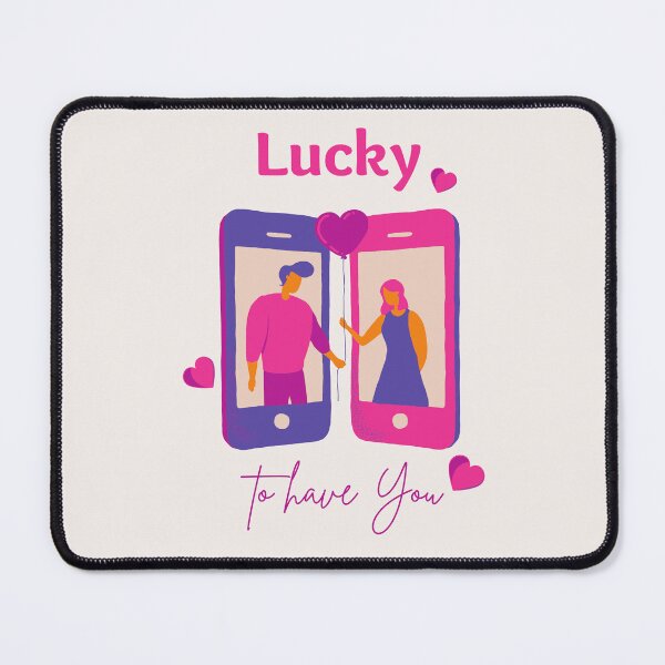 Item preview, LUCKY TO HAVE YOU designed and sold by PinselArts.