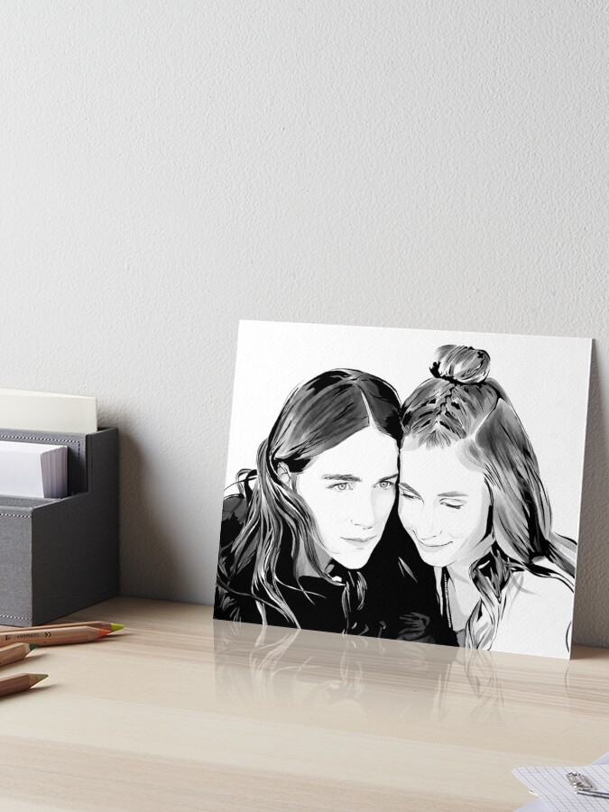 Art Board Print, Earp Sisters (Wynonna Earp) designed and sold by kindnessuntamed