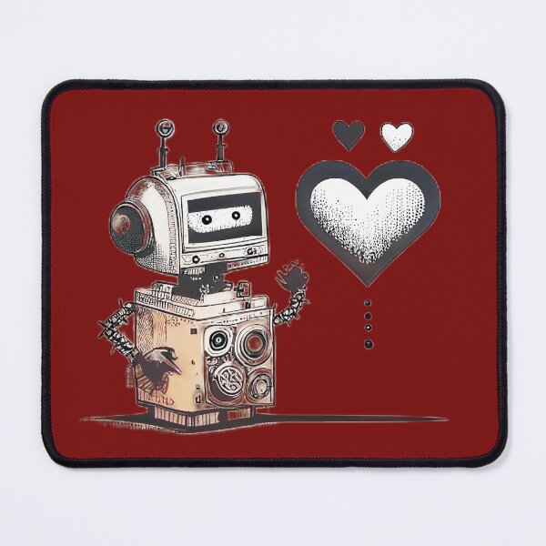 Item preview, ROBOT LOVE Midjourney AI Artwork designed and sold by davidjulie.