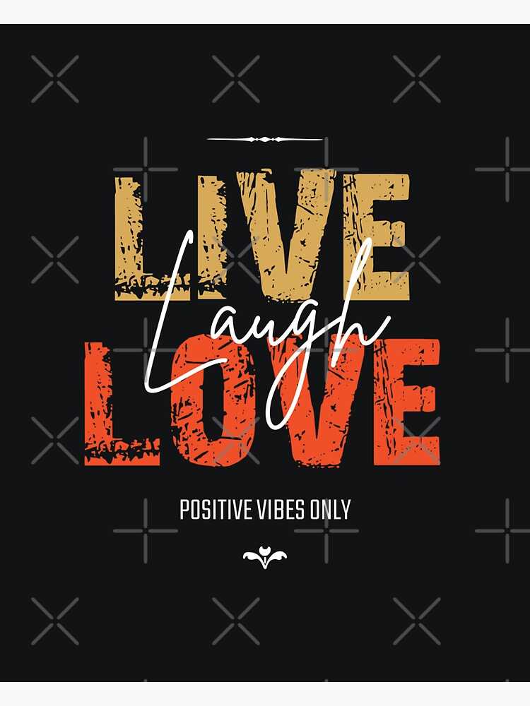 Live Laugh Love Sticker For Sale By Art Di Gallery Redbubble