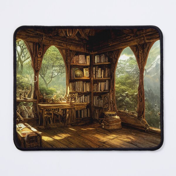 Item preview, Fantasy Cozy Home Painting designed and sold by rudekitten.