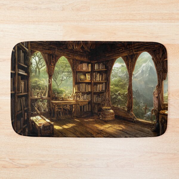 Item preview, Fantasy Cozy Home Painting designed and sold by rudekitten.