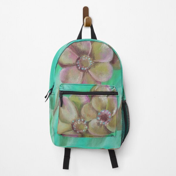 Item preview, Turquoise floral background designed and sold by IrinaIkar.