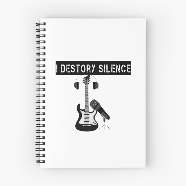 Item preview, I Destroy Silence Guitar designed and sold by TheGreedyCrypto.