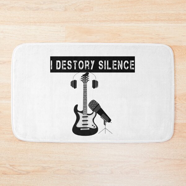 Item preview, I Destroy Silence Guitar designed and sold by TheGreedyCrypto.