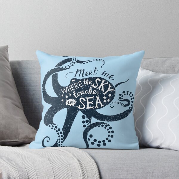 Item preview, Meet Me Where the Sky Touches the Sea Octopus designed and sold by Magnetic Pajama.