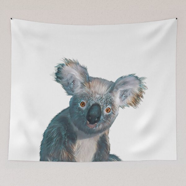 Item preview, Koala Bear Painting Print. For a koala bear lover, for a koala bear conservationist, for an Australian. designed and sold by Wentoo.