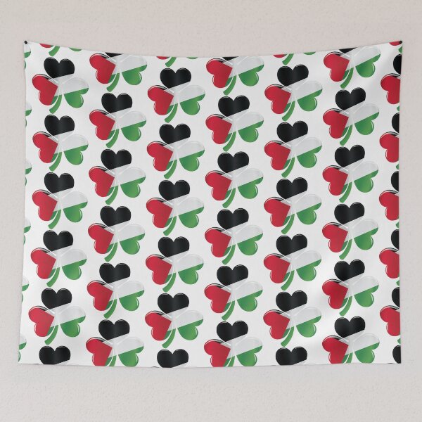 Item preview, Palestinian Irish Shamrock Flag designed and sold by RahallusNtx.