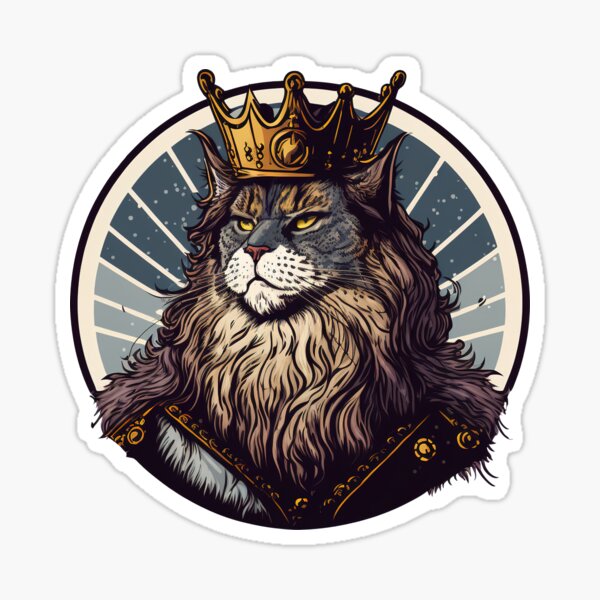 Item preview, Le Roi Chat designed and sold by PovikArt.