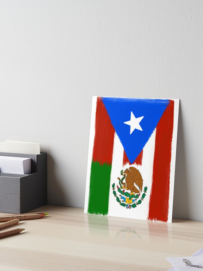 MexiRican Flag Poster for Sale by cultura143