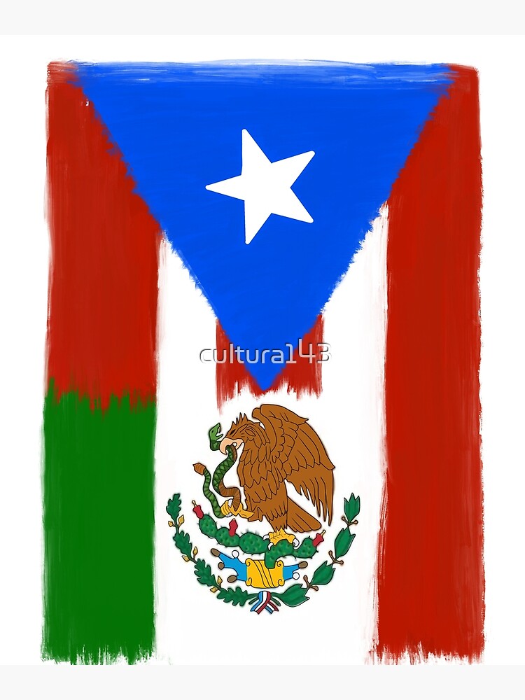 MexiRican Flag Poster for Sale by cultura143