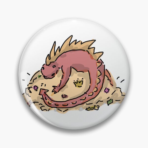 Item preview, Dragon with treasure  designed and sold by Willa Supple.