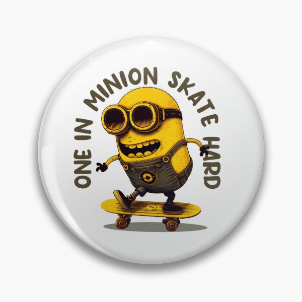 Item preview, One In A Minion, One Eyed Minion, Skateboarding Minion designed and sold by Skateboard-Art.