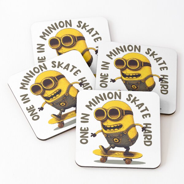 Item preview, One In A Minion, One Eyed Minion, Skateboarding Minion designed and sold by Skateboard-Art.