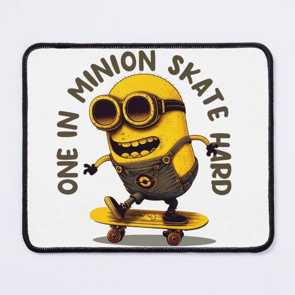 Item preview, One In A Minion, One Eyed Minion, Skateboarding Minion designed and sold by Skateboard-Art.